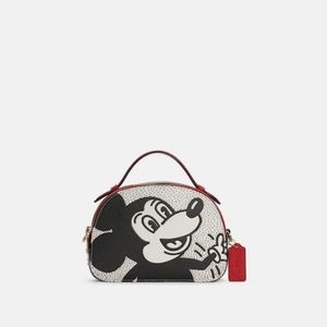 Coach Disney Mickey Mouse X Keith Haring Serena Satchel